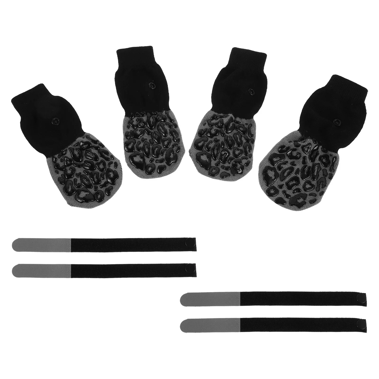 

4Pcs Pet Anti Slip Socks for Dogs Non Slip Grip Paw Protection Medium Large Hardwood Floor Indoor Outdoor Use Senior Dog