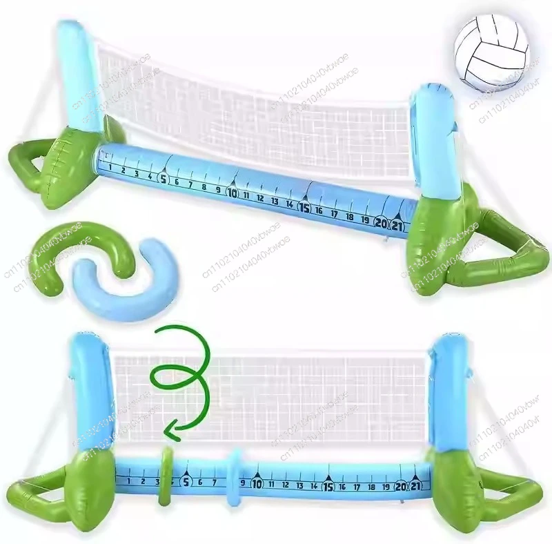 

Надувная волейбольная подставка для воды, набор пляжных водных игр, многопользовательские игры, развлечения, спортивная баскетбольная подставка, игрушка