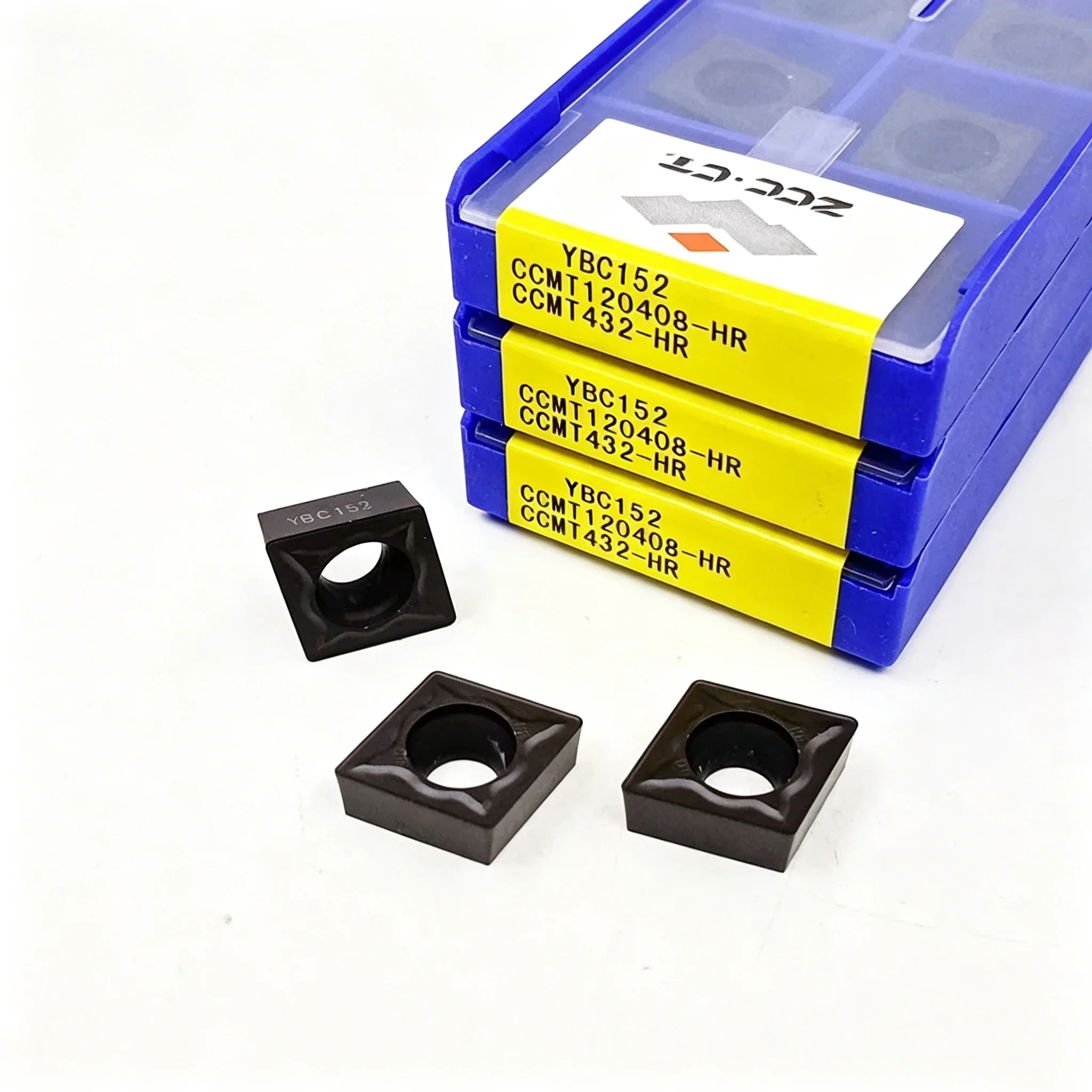 zccct-ccmt09t302、ccmt09t304、ccmt060202、ccmt060204、ccmt09t308、ccmt120408-hr-ybc152-ybc151-ybc351-ybc103-ccmt-超硬インサート
