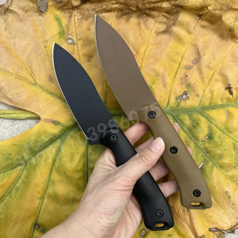 

Bk19 Fixed Blade Knife D2 Steel Blade Nylon Wave Fiber Handle - A Dexterous Dual-handed Cutting Knife for Outdoor Camping