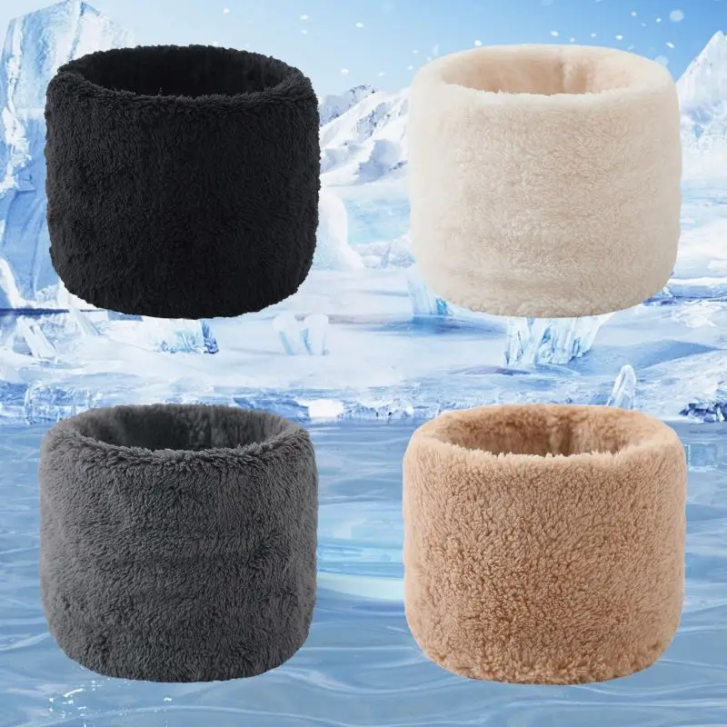 

Зимний плюс флисовый толстый снуд, шарфы на шею, плюшевый теплый шарф с кольцом, женский и мужской полнолицевой маска, мягкий воротник на шею, женский шарф, зимний