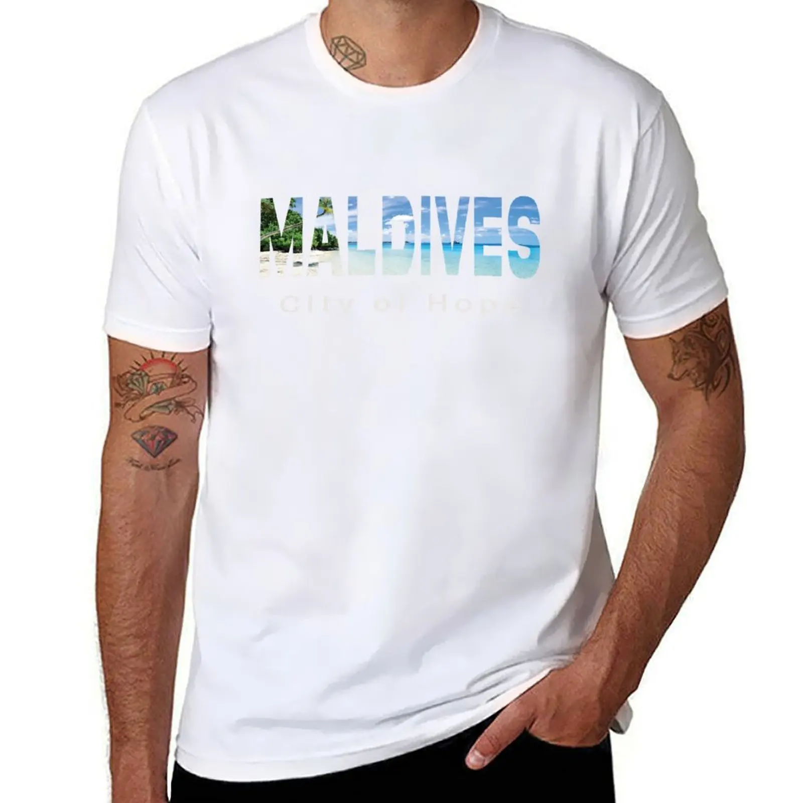 

Maldives city of hope T-Shirt t shirt man plain t shirt man designer T-Shirt