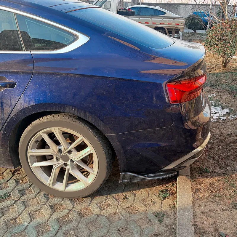 

Задний бампер-спойлер (диффузор, сплиттер) для Audi A5 S5 F5 Sportback Sline 2021-2024-A02G