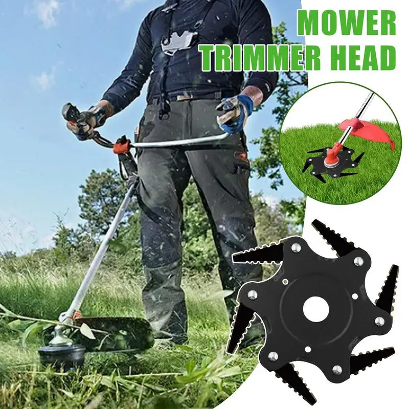 

Lawn Mower Head Brush Cutter Head Replacement Parts Lawn Mower Attachment Gardening Accessories For Trimming Branches Cutting Or