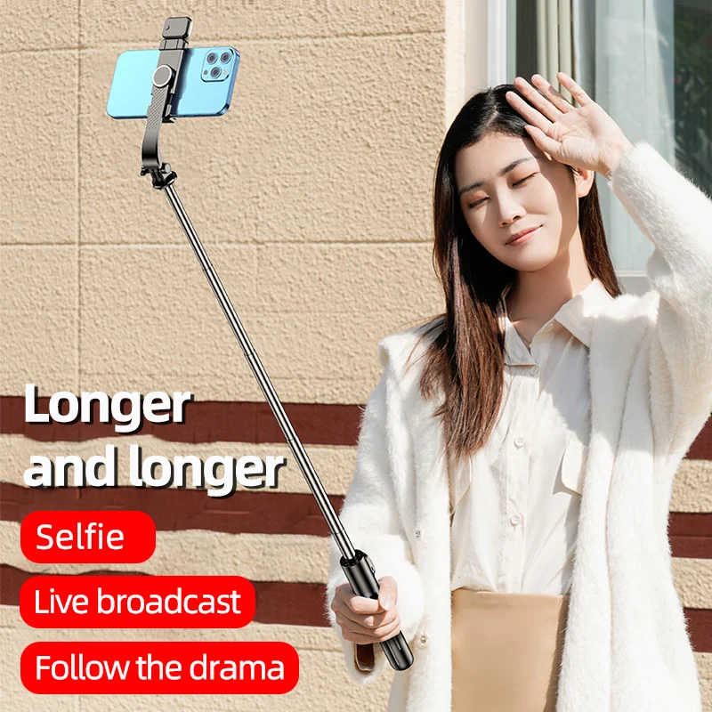 Selfie Stick Tripod with Light with Wireless Remote, Mini Tripod Extendable Monopod Remote Shutter For iPhone Samsung Xiaomi