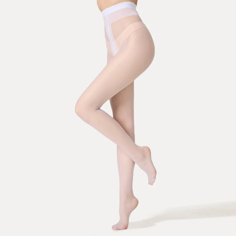 1 Pair Nylon T-crotch Women Anti Snagging Silk Durable Summer Thin Pineapple Stockings Ultra-thin 0D Concealer Skin Pantyhose