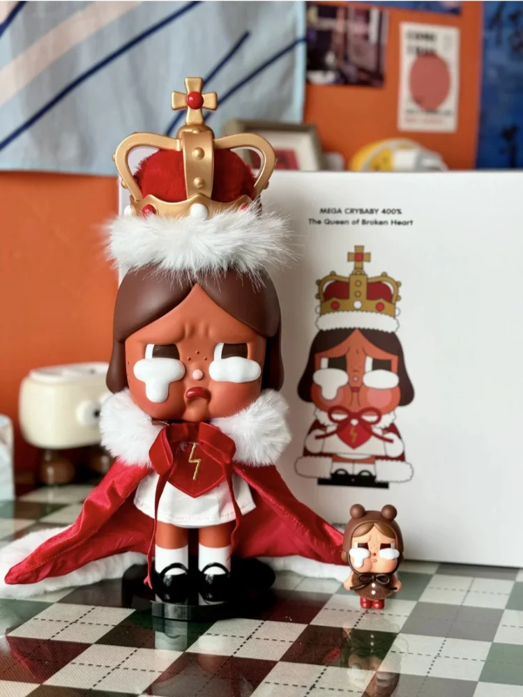 Genuine Mega Crybaby 400% Action Figure The Queen Of Broken Heart Collection Limited Edition Toy Kawaii Home Decor Model Gift