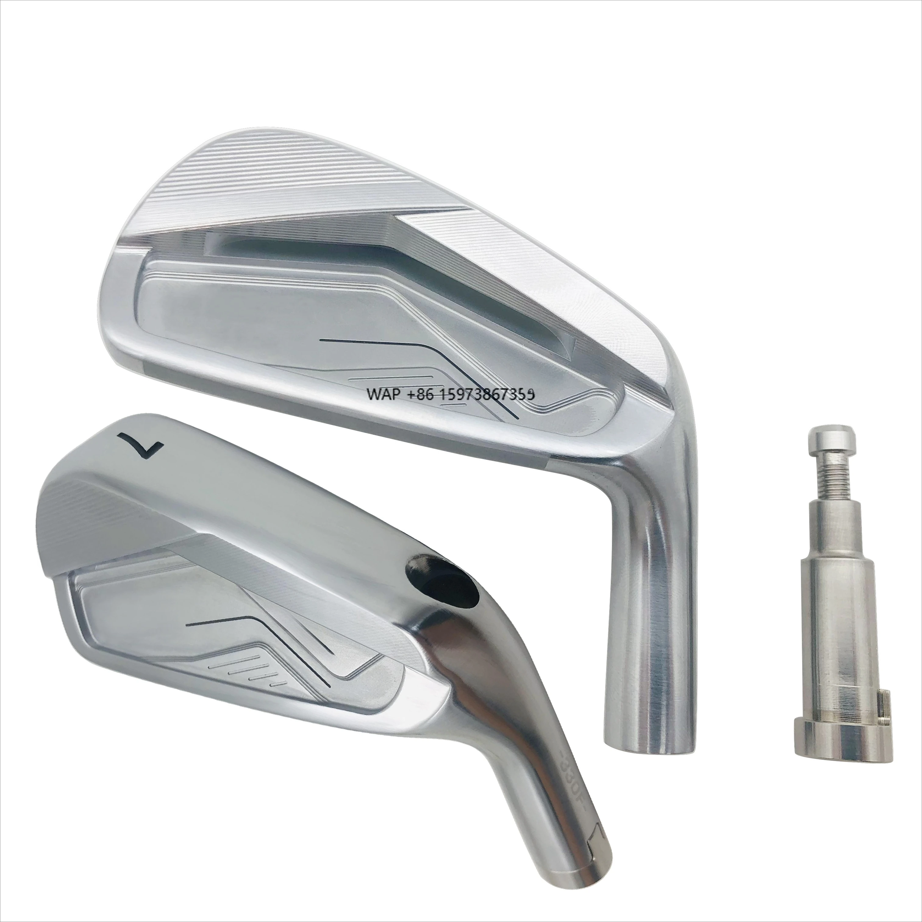 

OEM wholesale custom factory mild steel replaceable rod segment graphite shaft iron head club forged golf iron head