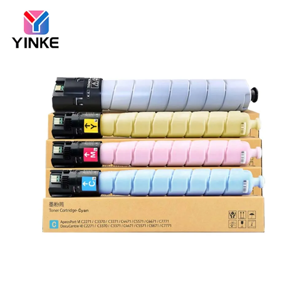 

1PCS C3371 Toner Cartridge For Xerox ApeosPort/DouCentre-VI 2271 C3370 C3371 C4471 C5571 C6671 C7771 High Quality Compatible