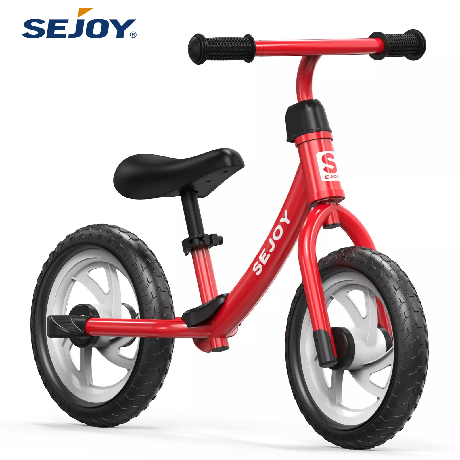 SEJOY 12-Zoll-Laufrad für Kinder, Kleinkinder, Gehtrainingsfahrrad für Kinder im Freien von 2 bis 5 Jahren