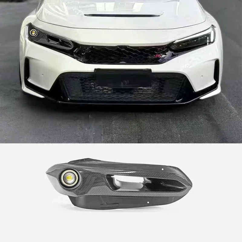 

For Honda Civic Type-R FL5 FL1 EPA-V Carbon Fiber Headlight Air Duct LHD/RHD Driver Side with Projector Light And LED