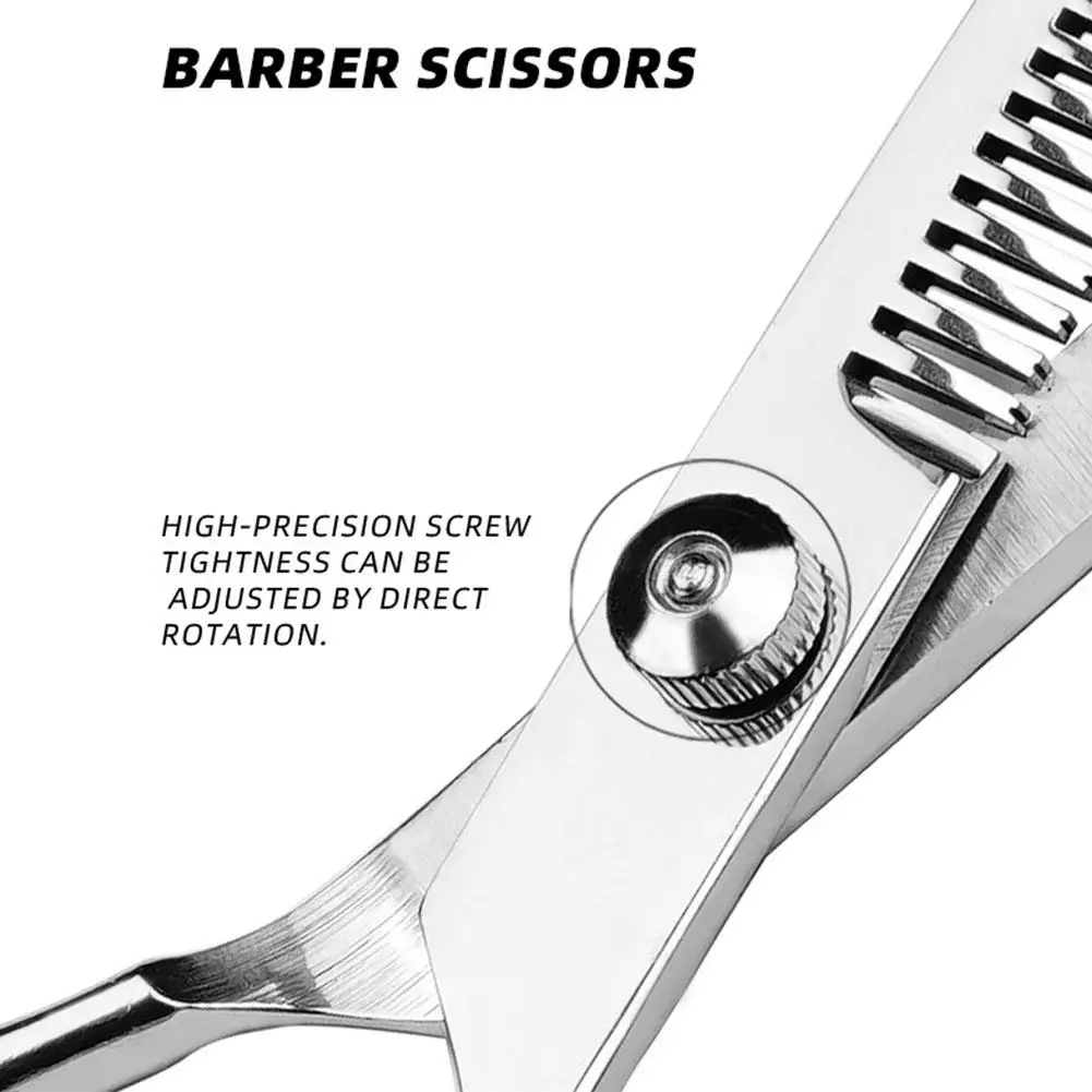 Professionelle Haarschneideschere aus Edelstahl Friseurschere Effilierschere Salon-Friseurwerkzeuge für den Heimgebrauch – Detail 12