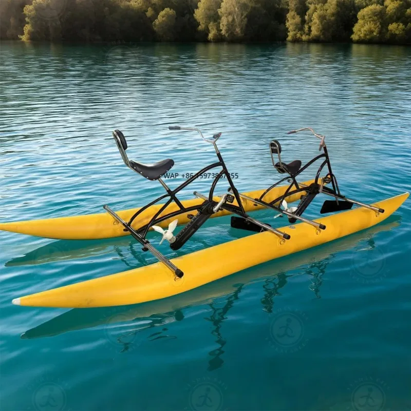 

Inflatable water pedal steering bicycle floating water park equipment water pontoon sea scooter