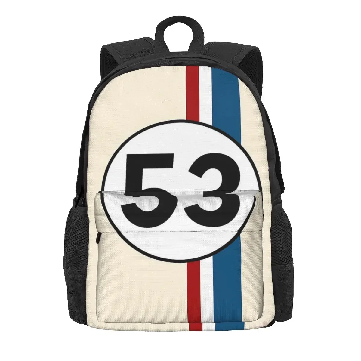 Herbie Number 53 Backpacks Boys Girls Bookbag Children School Bags Cartoon Kids Rucksack Travel Rucksack Shoulder Bag