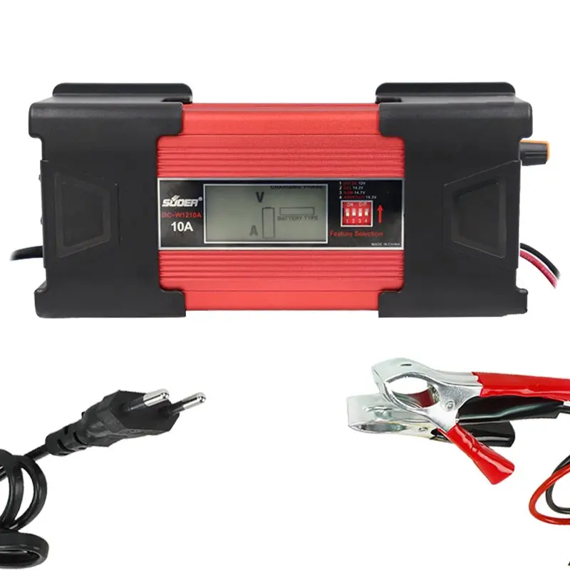 SUOER DC-W1210A 12-15.3 VOLT 10 AMP SMART BATTERY CHARGER