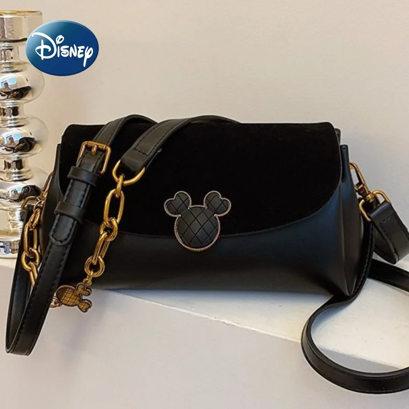 

Disney Mickey New Women's Handbag Fashion Trend Women's Shoulder Bag Cartoon Casual Women's Bag Large Capacity High Quality