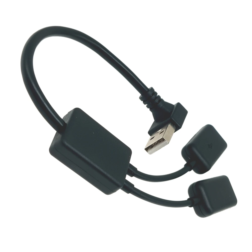 HUB one in two keyboard, mouse, USB drive, printer connection cable, splitter, desktop laptop, USB
