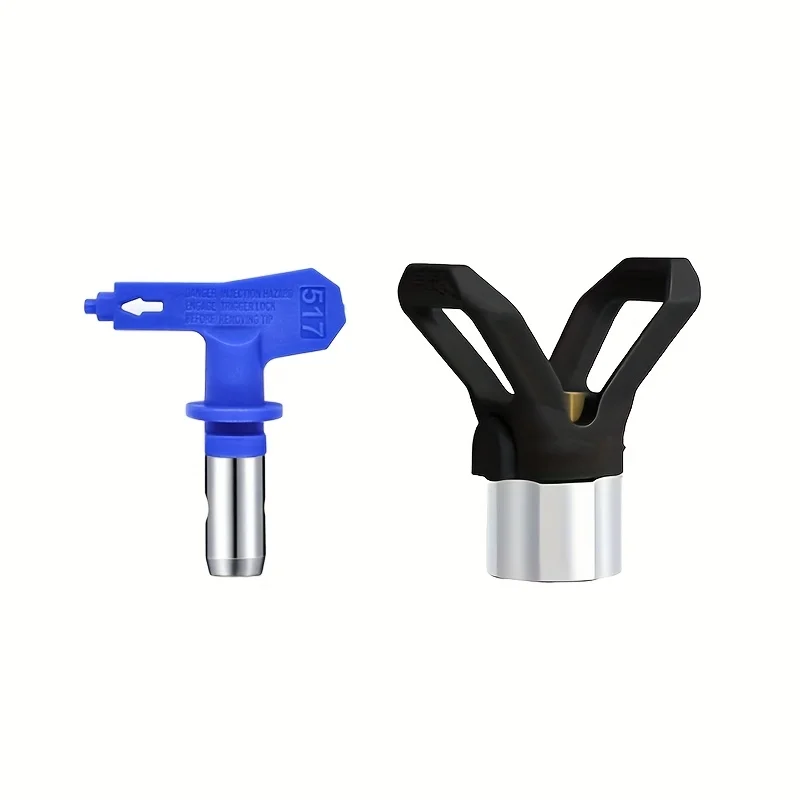 

Комплект из 2-х аксессуаров для безвоздушного распылителя краски: 1 сопло, 1 насадка для распыления, для покраски автомобилей и стен