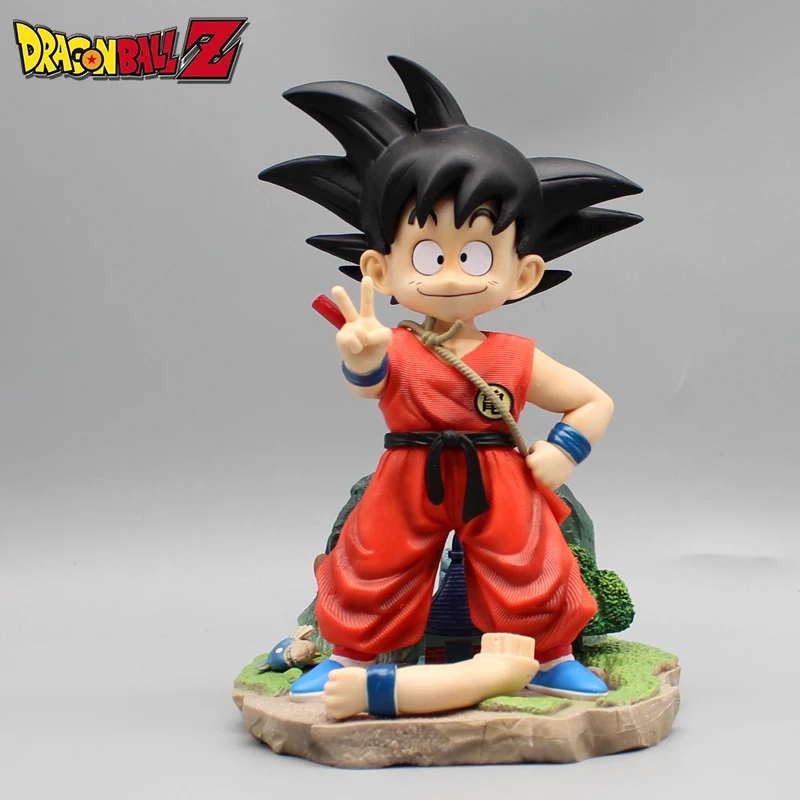 

Anime Dragon Ball Z Childhood Son Goku Action Figure Toys Manga Figurine 20cm GK Statue PVC Collection Model Gift for Children