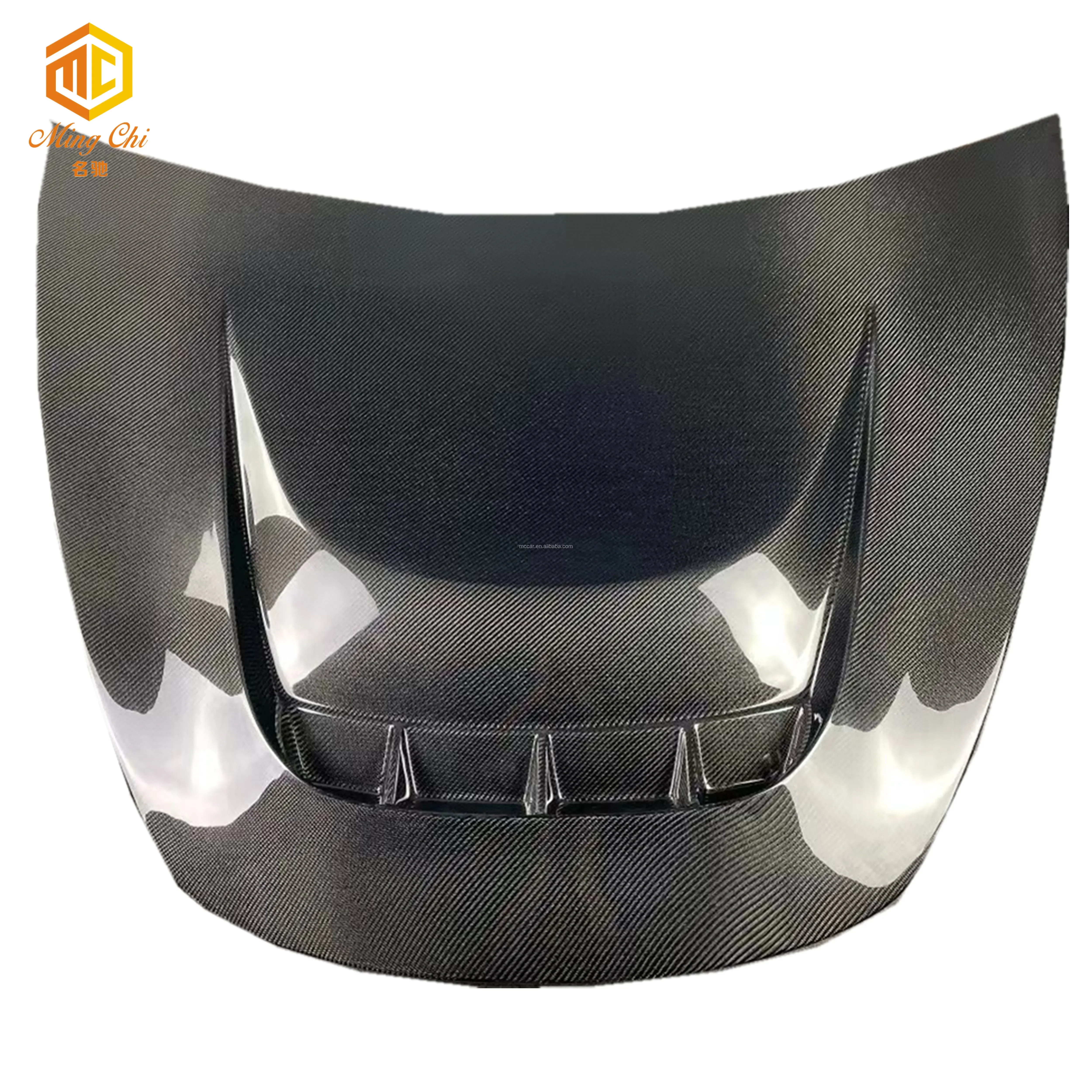 High quality Model 3 carbon fiber hood r style front valve cover for  Model 3 carbon fiber hood