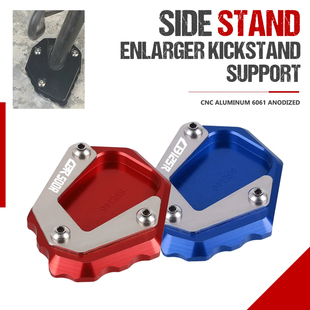 

For Honda CB125R CB500F CB500X CB650R 2017 2018 2019 2020 2021 2022 2023 Foot Side Stand Enlarger Extension Kickstand Pad Plate