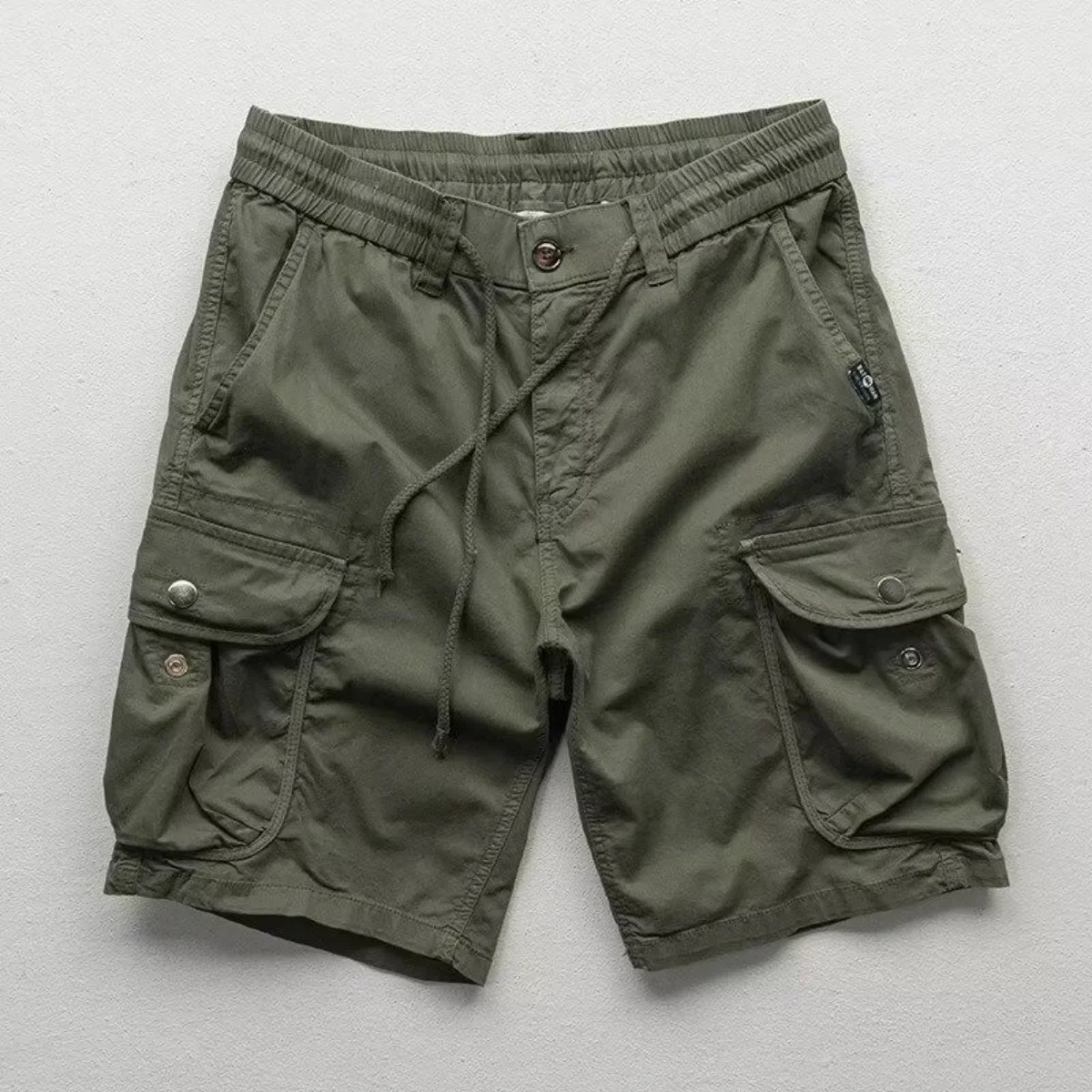 Weite Shorts für Herren Übergroße Vintage Herrenshorts für Sommerkleidung Herren Sport Bermuda Lauf- und Workout-Cargohosen – Detail 3