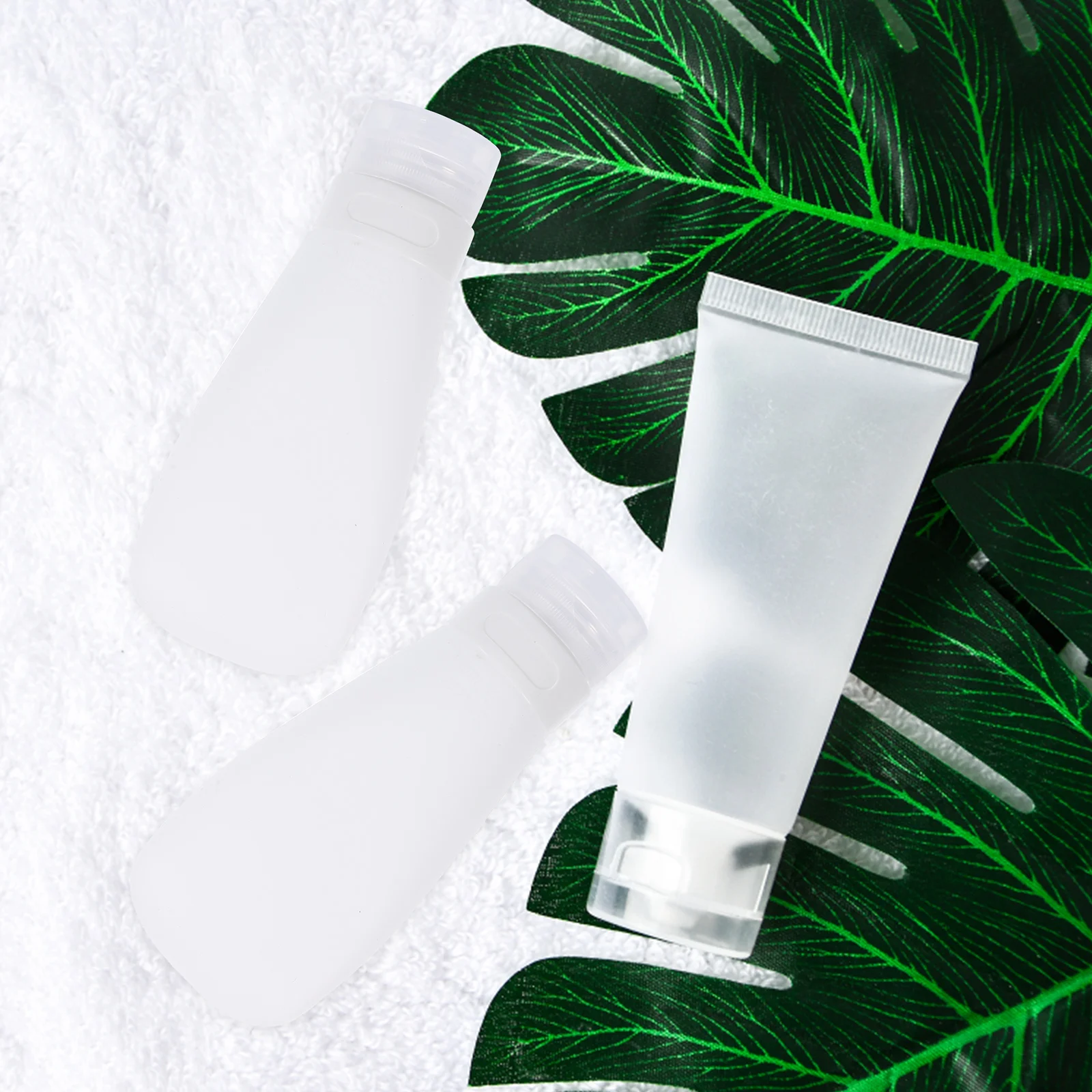 Contenedor de champú recargable, botellas de emulsión, loción, almacenamiento vacío, subenvase, seguro, duradero, portátil a prueba de fugas