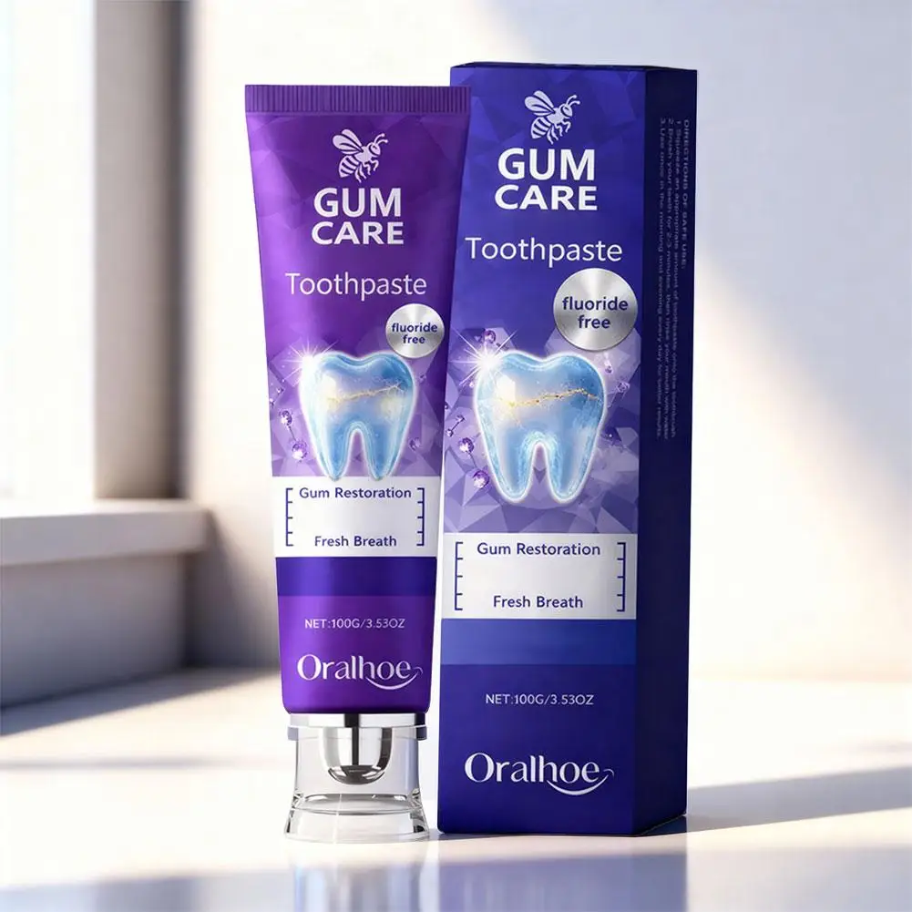 

Зубная паста Oralhoe Bee Venom Purple – без фтора, восстанавливает десны, удаляет пятна, освежает дыхание, уход за чувствительными зубами.