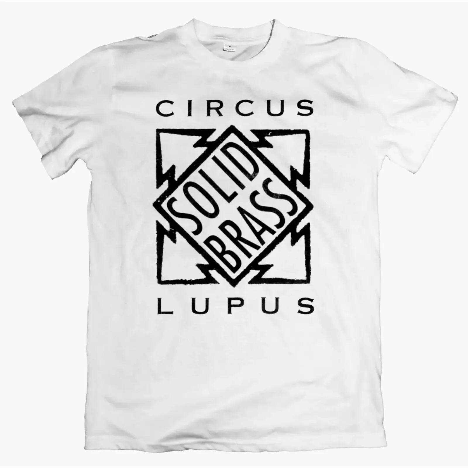 CIRCUS LUPUS Solid Brass T Shirt 90s Alternative Indie Band Post Hardcore vintage Washed Soft Top For Everyday Wear