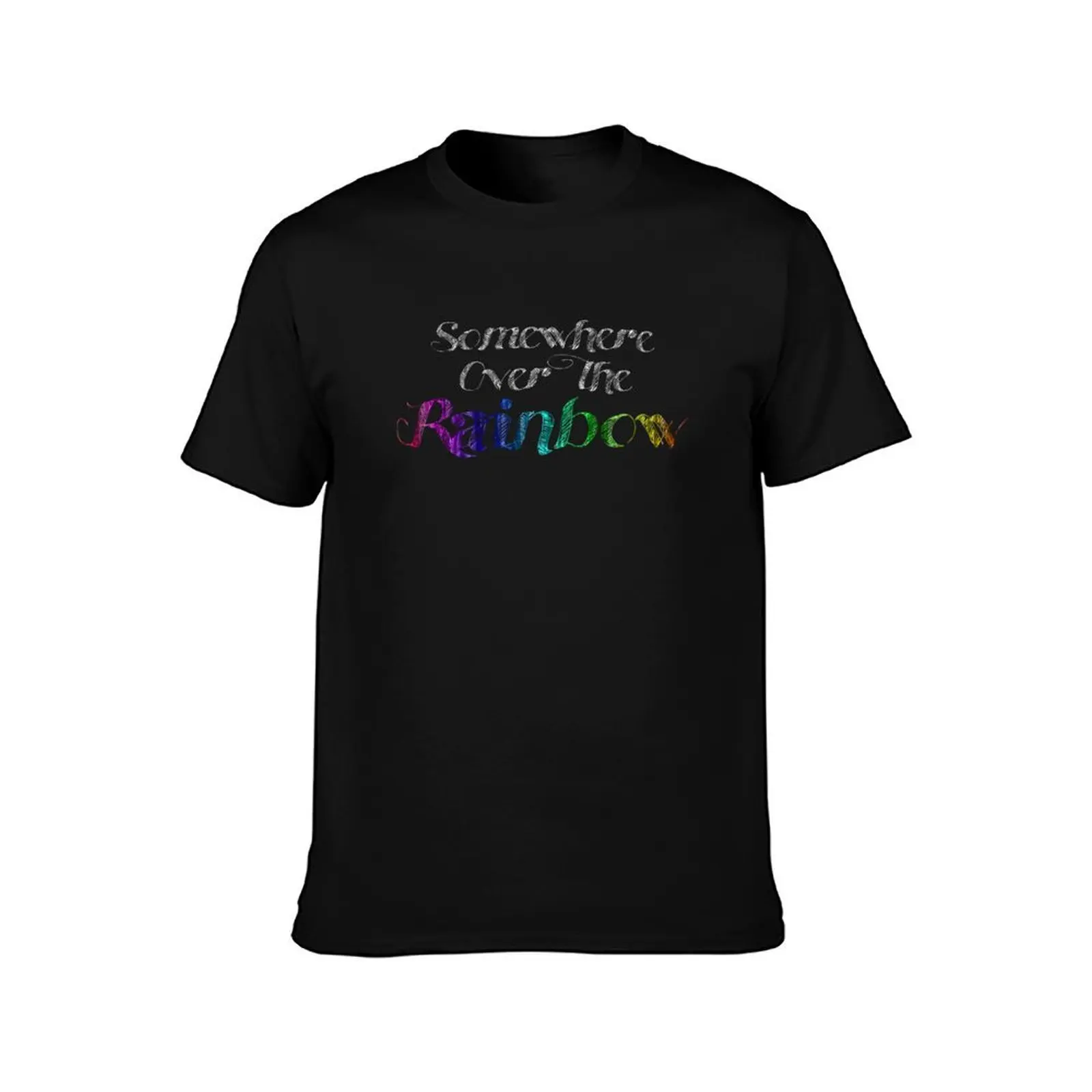Somewhere Over The Rainbow T-Shirt Utility Casual Work T-Shirt