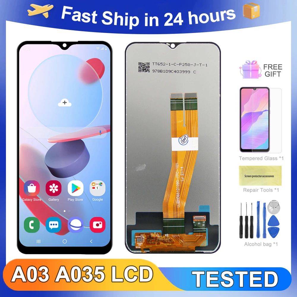 A035 6.5\'\'For Samsung For A03 A035F A035M A035G LCD Display Touch Screen Digitizer Assembly Replacement
