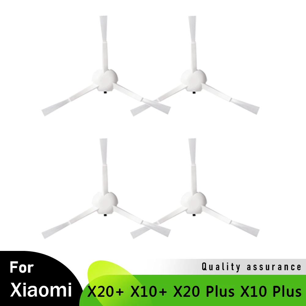Детали боковой щетки для бытовой уборки для Xiaomi X20 Plus X10 Plus X20 + X10 + робот-пылесос, треугольная щетка, аксессуар