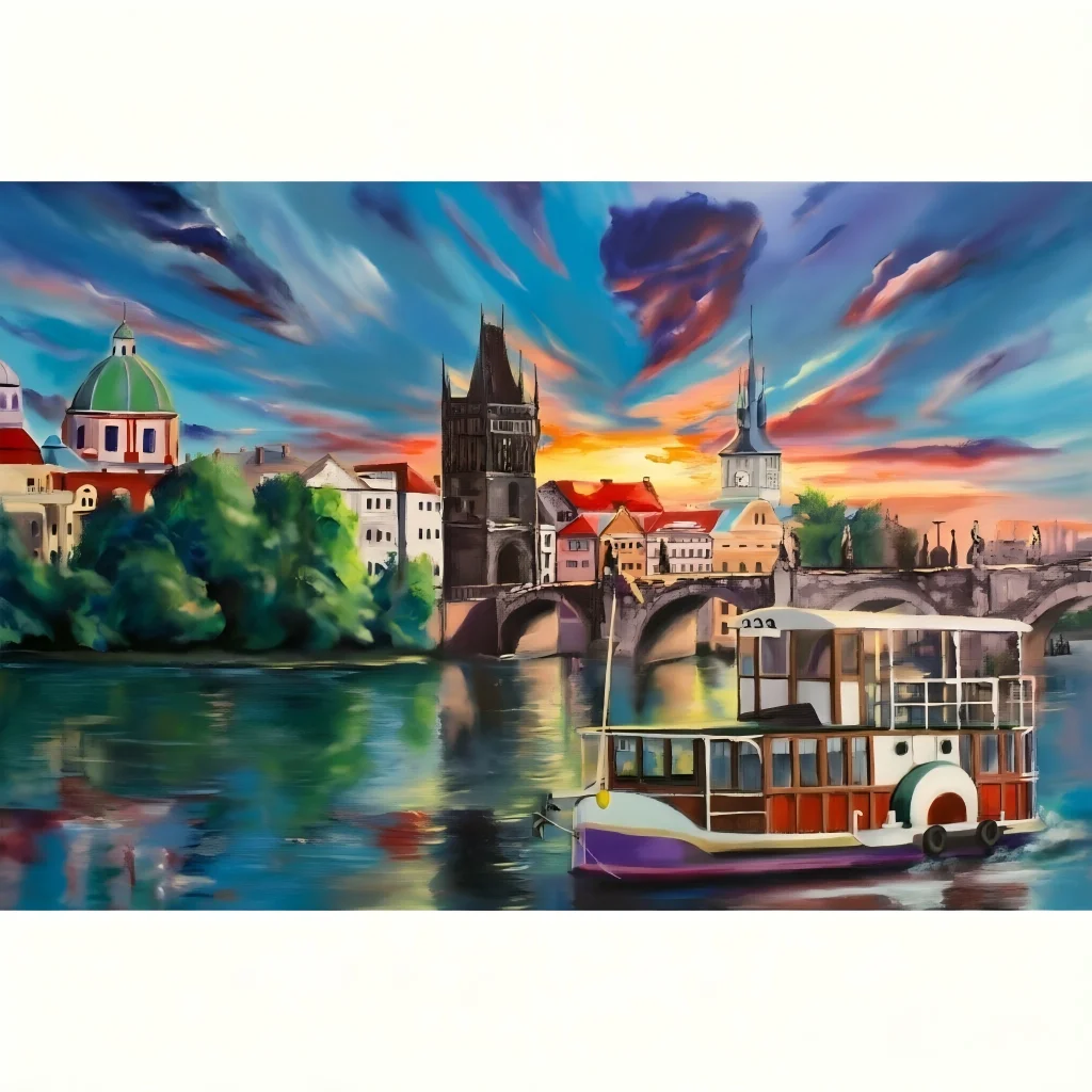 500/1000/1200/2000pcs Scenic Jigsaw Puzzle -Lighthouse Garden,Prague River View,Snowy Cottage - Adult Relaxation Home Decor Gift