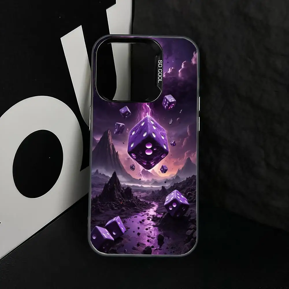 

Purple sieve case for iPhone17 16 15 14 13 12 11 Pro/ Max/Plus shock-proof rear cover anti-fingerprint