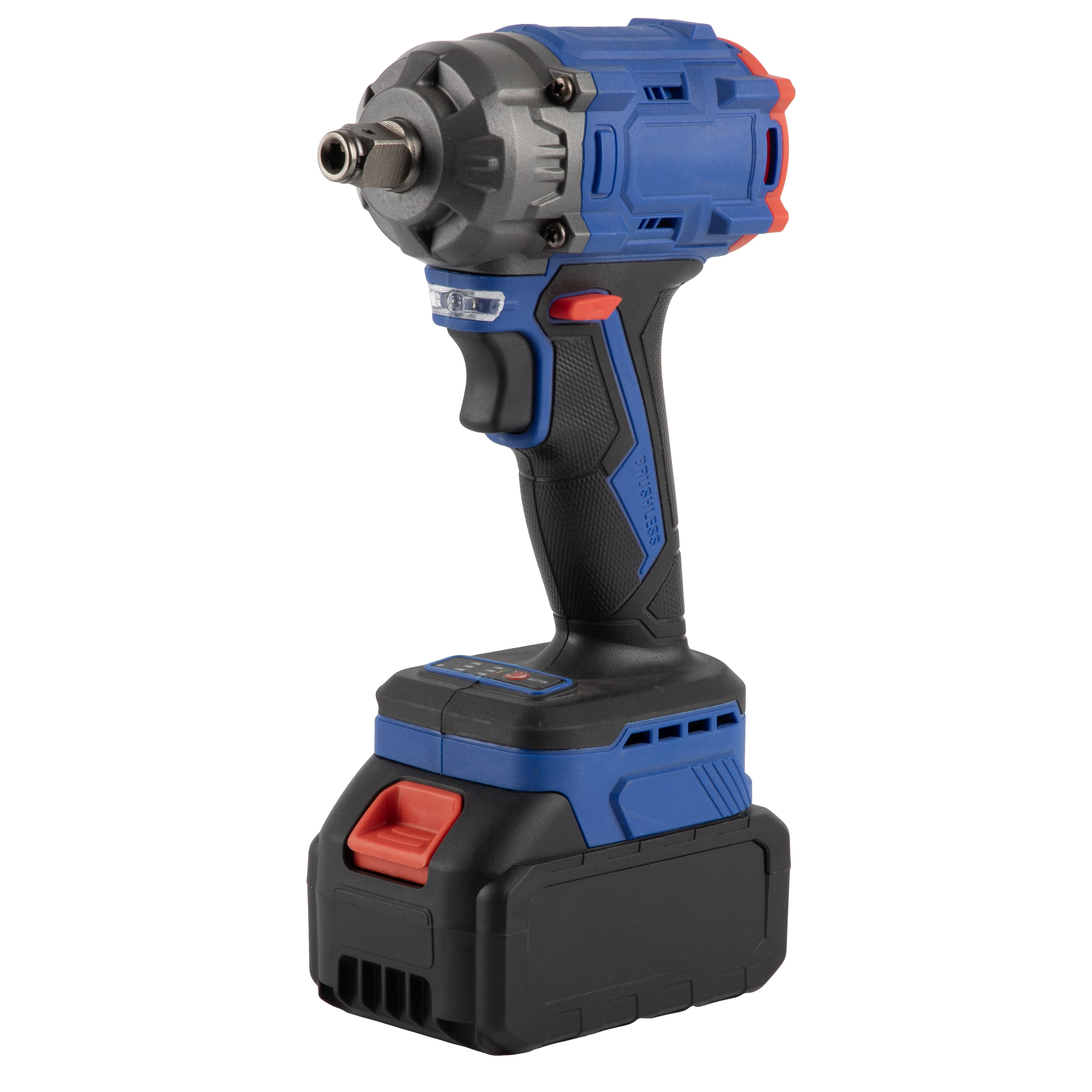 

High Quality Tire Repair Handheld Brushless Impact Wrench Cordless Electric Wrench Battery Electric Torque Wrench Tool Set