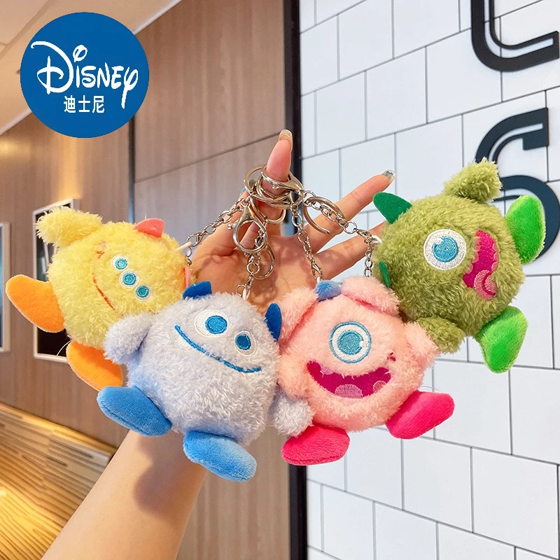 ディズニー 2025 かわいいリトルモンスターぬいぐるみペンダント 小さな毛皮のようなモンスター人形キーホルダー装飾 女の子への最高の誕生日プレゼント