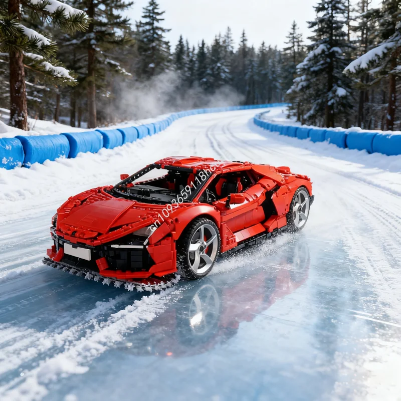 

4109 шт. MOC Lamborghinies Revuelto 1 8 Модель Строительные блоки Строительные игрушки DIY Идея Образовательный кирпич Рождественский подарок Дети