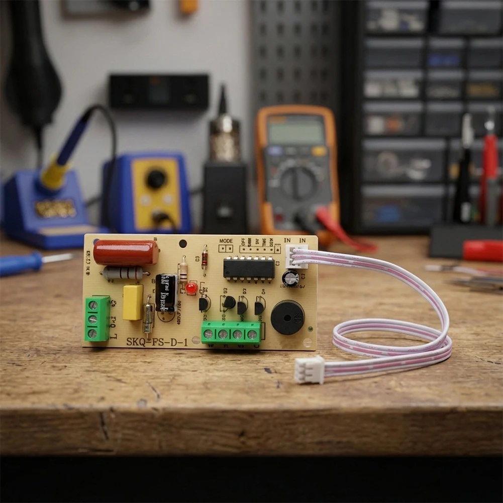 Fan Control PCB with Remote for Retrofit Installation on Existing Electric Fans - Multi-Speed and Timer Function Support