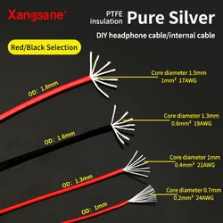 4N sterling silver hifi diy kabel pleciony głośnik kabel słuchawek kabel wewnętrzny kabel rca