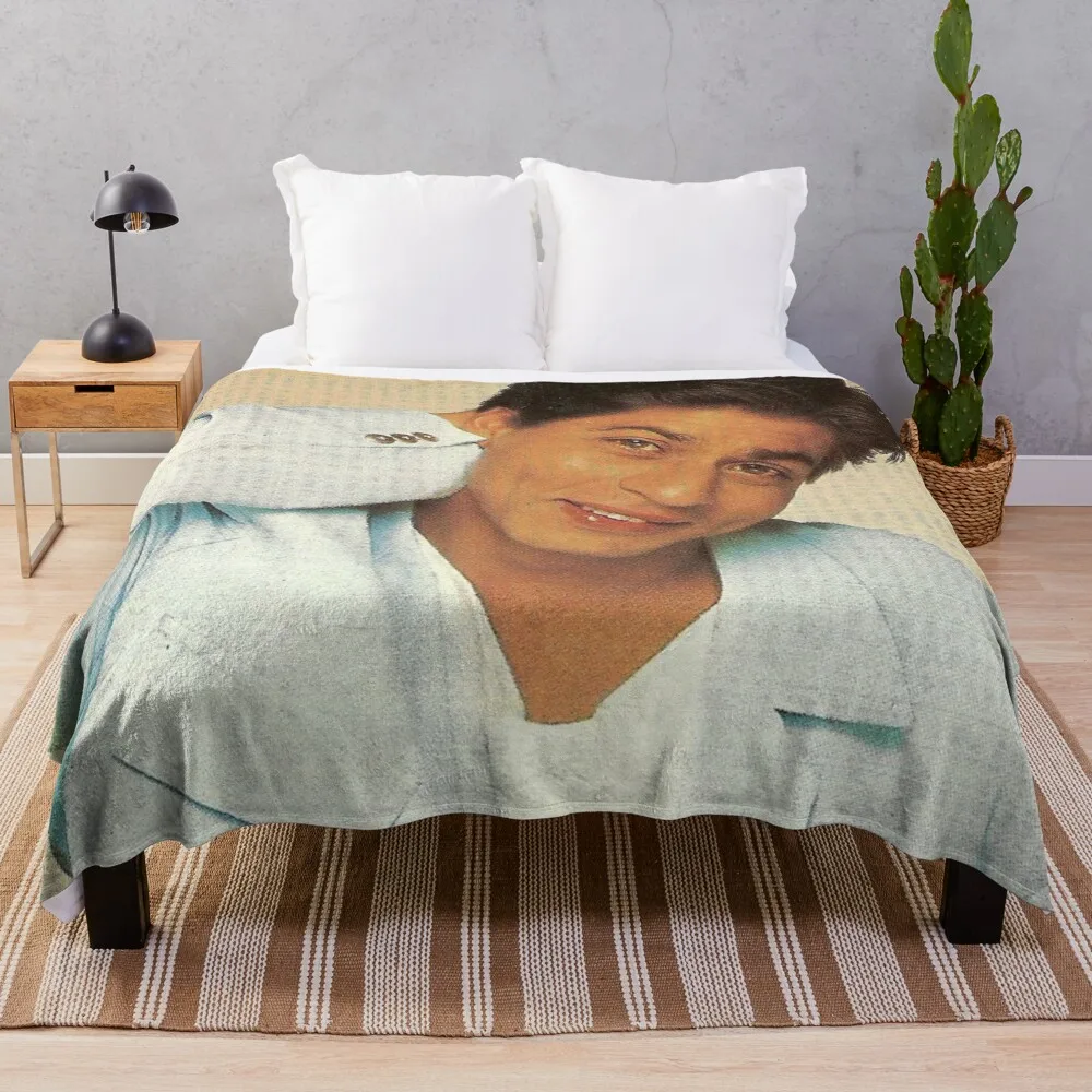 

shahrukh khan Throw Blanket Dorm Room Essentials Plaid valentine gift ideas
