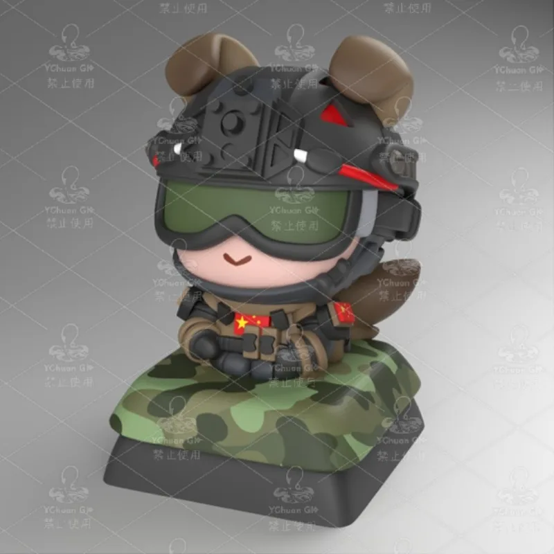 

Кейкапы серии COD 1u: Мультяшные, милые, аниме-кейкапы для механических клавиатур, 3D-кейкапы из смолы, аксессуары для геймеров, подарок