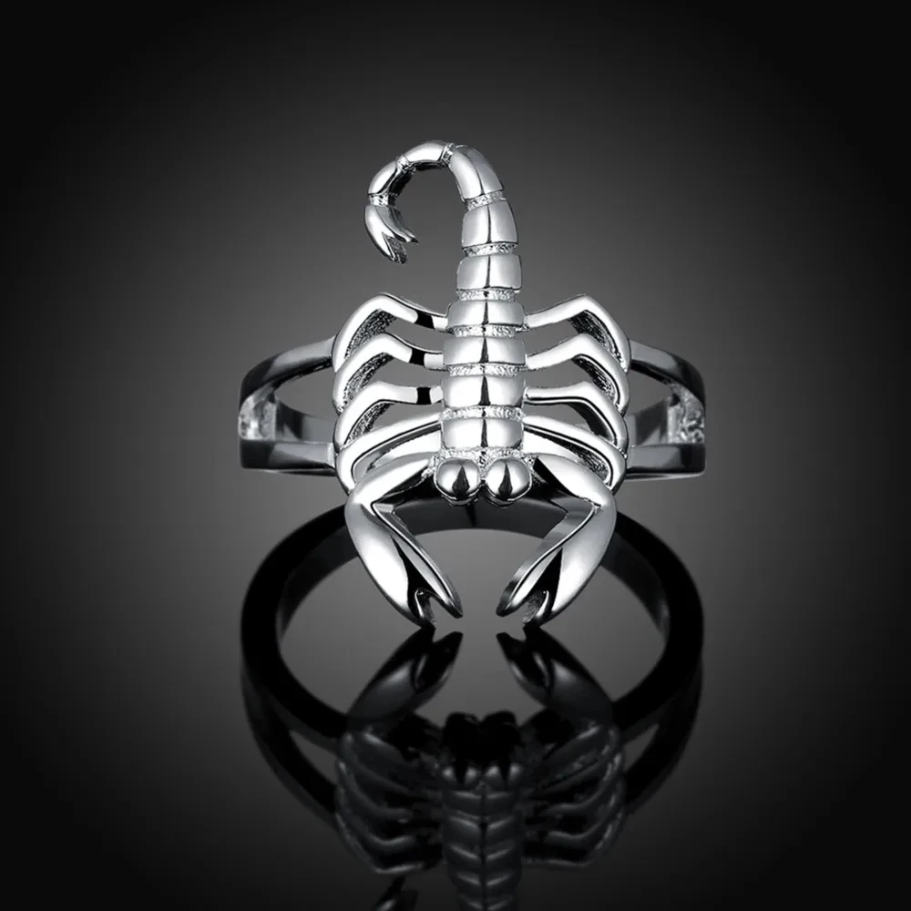925 Sterling Silver Scorpion Wedding Ring for Women