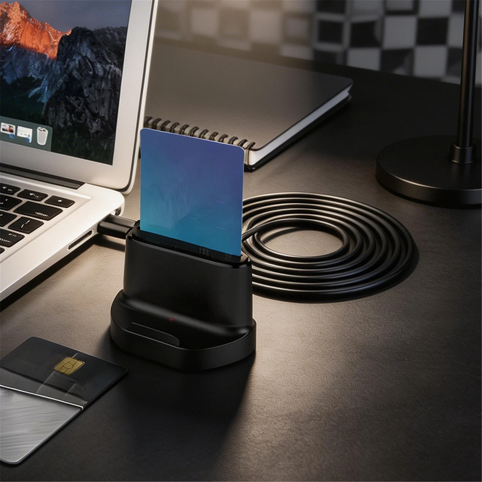 

Считыватель CAC-карт со светодиодным индикатором, совместимый с Windows, Plug & Play, для банковских терминалов и налоговой отчетности