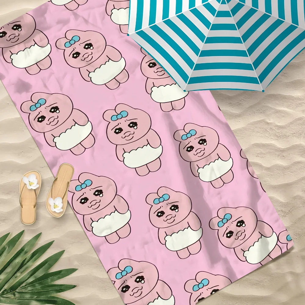 O-Opanchu CARTOON U-Usa-gi Handtuch Strand schnell trocknend weiche Poolhandtücher Geschenk für Reisen Fitnessstudio Dusche Camping Sport