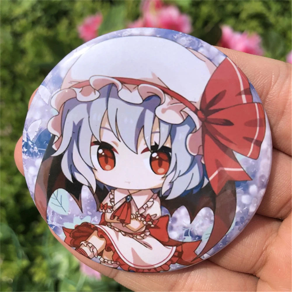 مشروع أنيمي توهو بروش صفيح ، مزار ، عذراء ، هاكوري ، ريمو ، هاكوري ، ريمو ، زي تنكري ، دبوس شارة ، SPTE ، إكسسوارات بروش