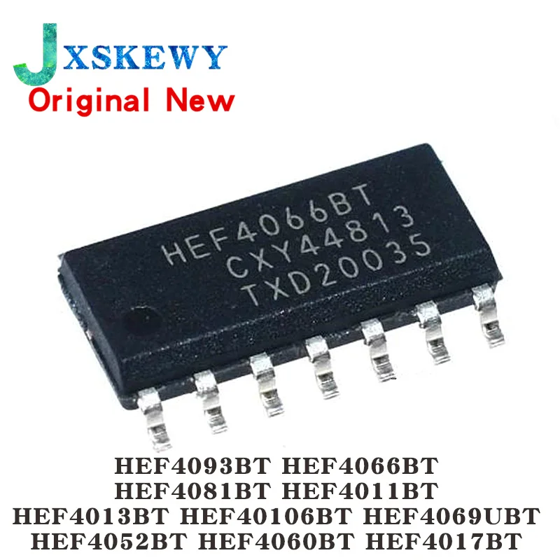 10PCS New HEF4093BT HEF4066BT HEF4081BT HEF4011BT SOP14 HEF4013BT HEF40106BT HEF4069BT HEF4069UBT HEF4017BT HEF4052BT HEF4060BT