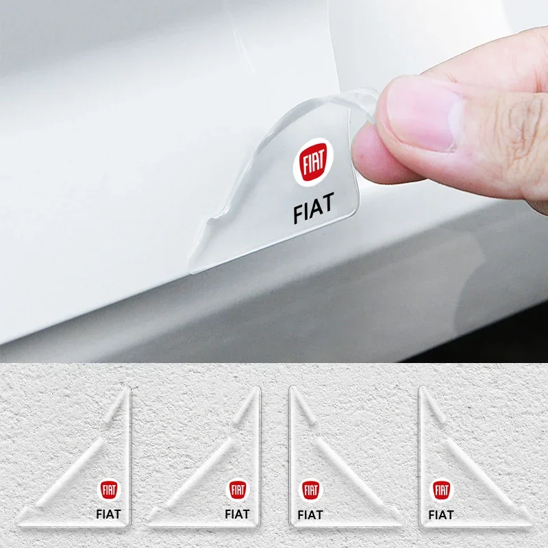 Transparent Silicone Anti-Scratch Stickers Car Door Corner Protection Cover for Fiat Skoda Peugeot Citroen LEXUS Infiniti Dacia