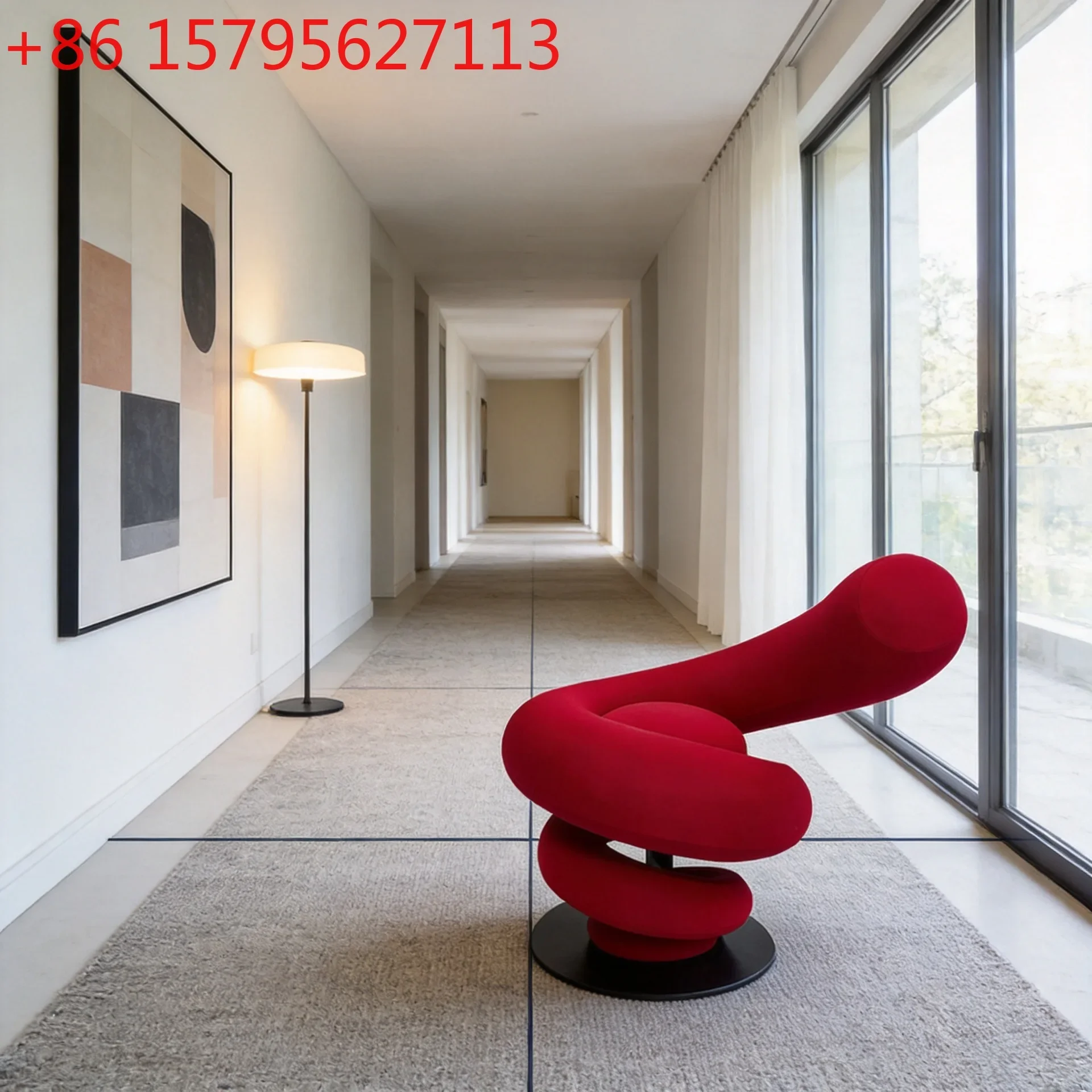 

Spring sofa chair single leisure chair hotel lazy sofa