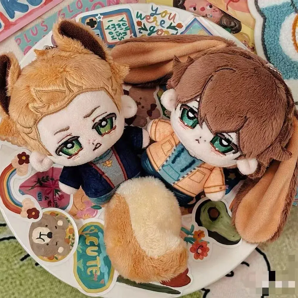 Mit Ear Azazel Dean Sam Plüschpuppe 10cm Bedrucktes Supernatural Stofftier Anhänger SPN Plüschpuppen Geschenk Weihnachten Sammlerstück
