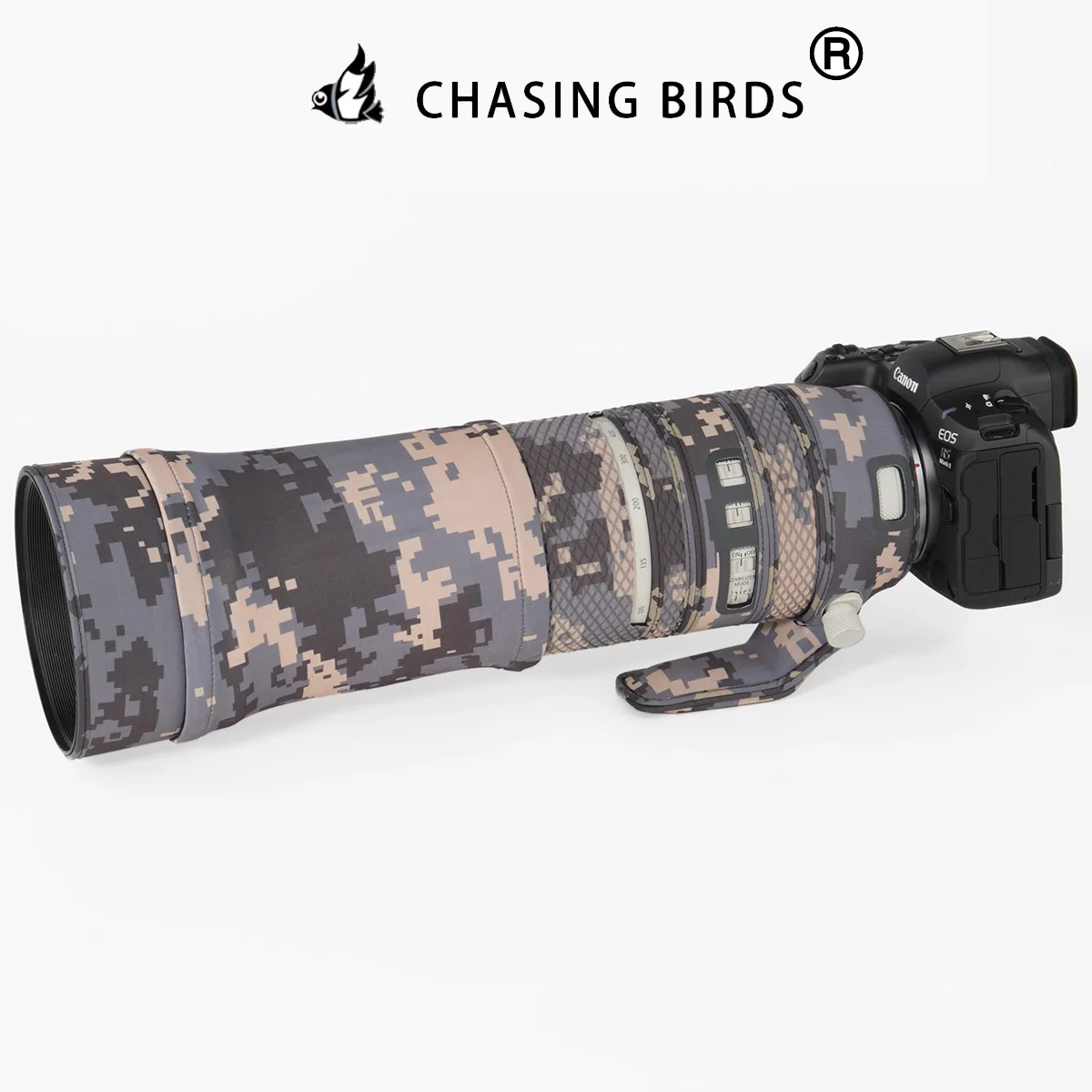 CHASING BIRDS Ver V Lens Camouflage Coat for CANON RF 100-500mm F4.5-7.1 L IS USM Waterproof and Rainproof Lens Protective Cover